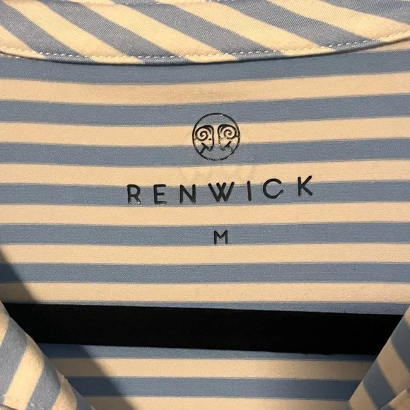 Classic Blue and White Striped Long Sleeve Top - Picture 2 of 4